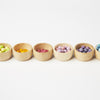 Grimms 120 Pastel Beads in natural Grapat bowls | Conscious Craft ©